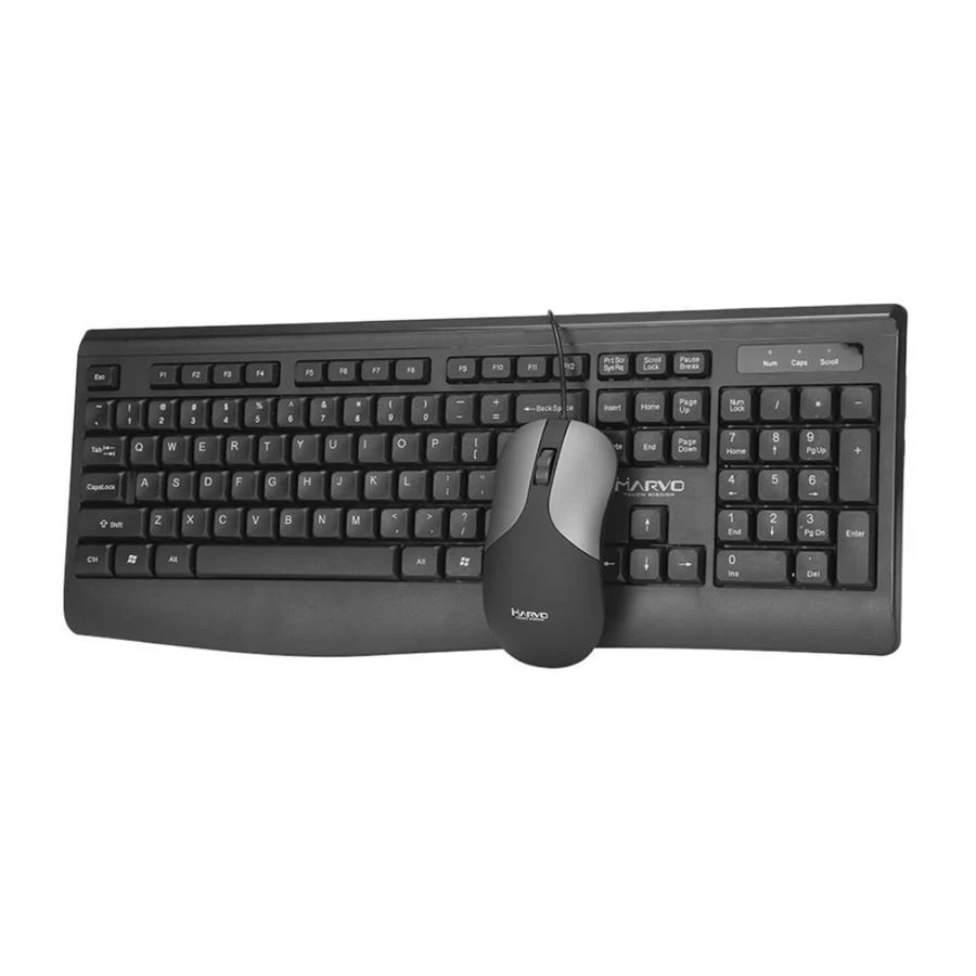 TECLADO+ MOUSE MARVO USB WIRED COMBO